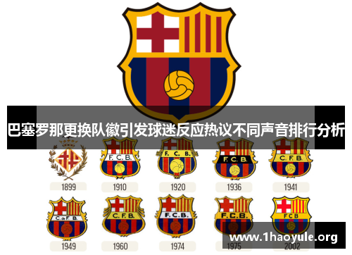 巴塞罗那更换队徽引发球迷反应热议不同声音排行分析 巴塞罗那更换队徽引发球迷反应热议不同声音排行分析